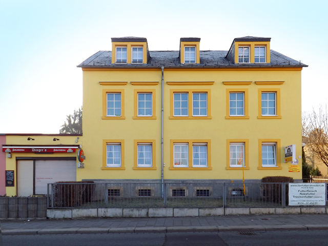 Hausfassade Steinbacher Str. in Dresden-Cotta