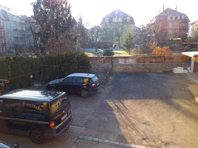 Hausfassade Steinbacher Str. in Dresden-Cotta